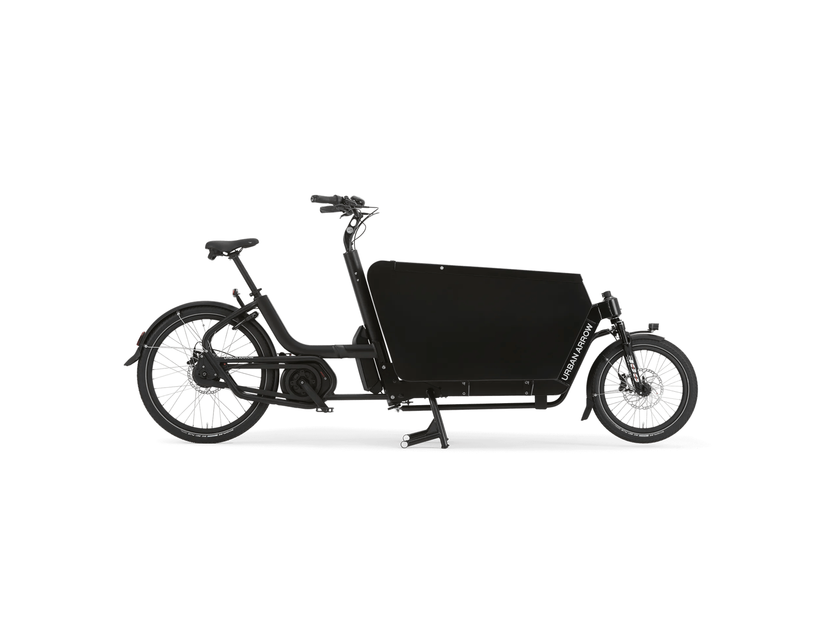 Urban Arrow Cargo L in black with aluminium box