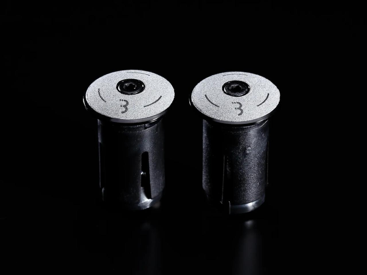 Bouchons de ruban adhésif réfléchissant en aluminium à visser pour guidon